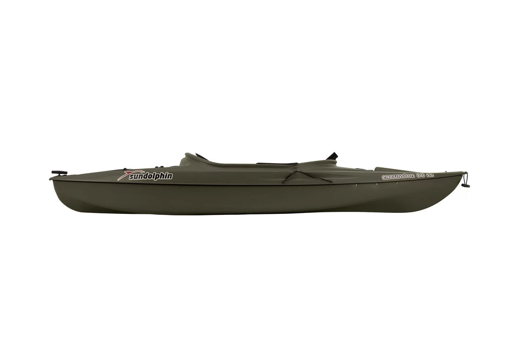 Olive Sit-in Angler Kayak with Paddle G57992