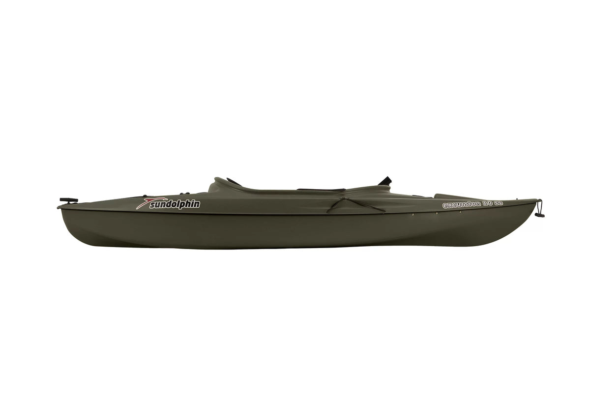 Olive Sit-in Angler Kayak with Paddle G57992
