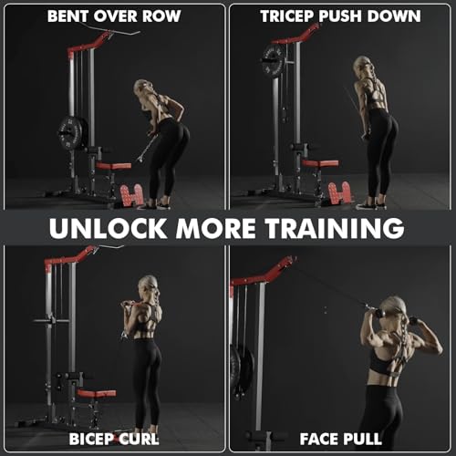 LAT Pulldown Machine with Leg Hold Down Attachment P67396