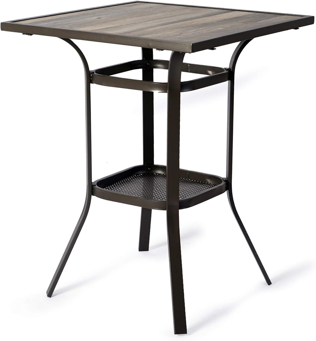 Beige Swivel Bar Stools Set W92222
