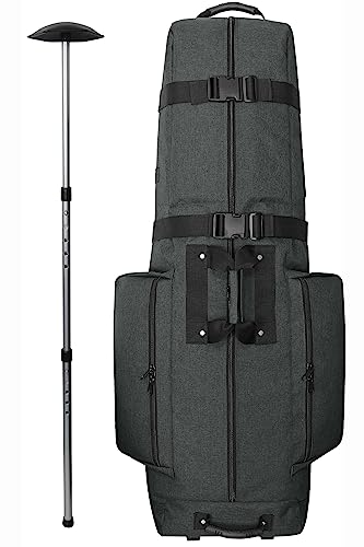 Soft-Sided Golf Travel Bag Cover with Wheels S463041