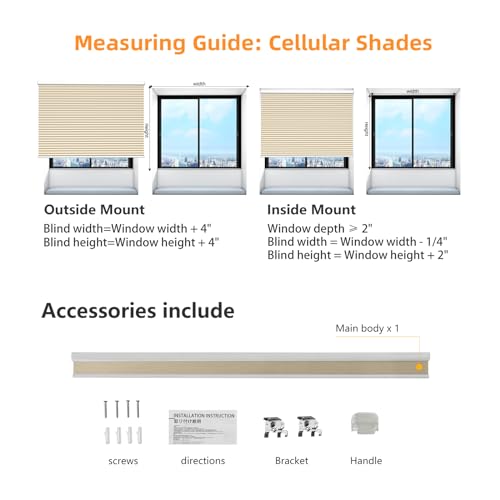 Cordless Light Filtering Cellular Shades T130159