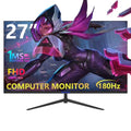 24 Inch Curved Gaming Monitor Full HD 1080P Frameless FreeSync E9558