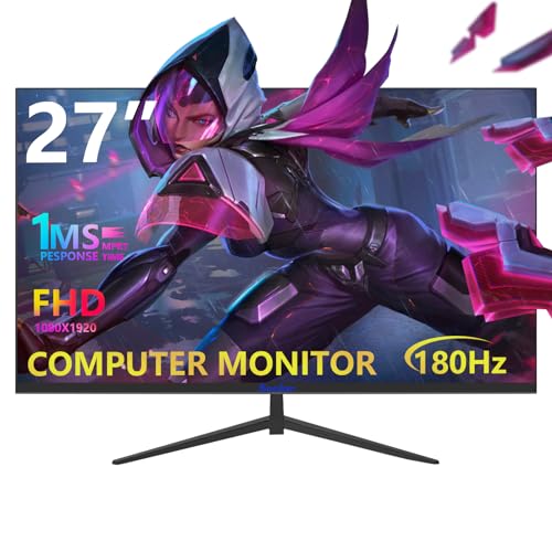 24 Inch Curved Gaming Monitor Full HD 1080P Frameless FreeSync E9558