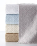 White Full-Queen Matelasse Coverlet S71183