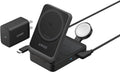 3-in-1 Wireless Charging Station with 40W USB-C Charger A299300