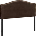 Upholstered Dark Brown Headboard Q60379