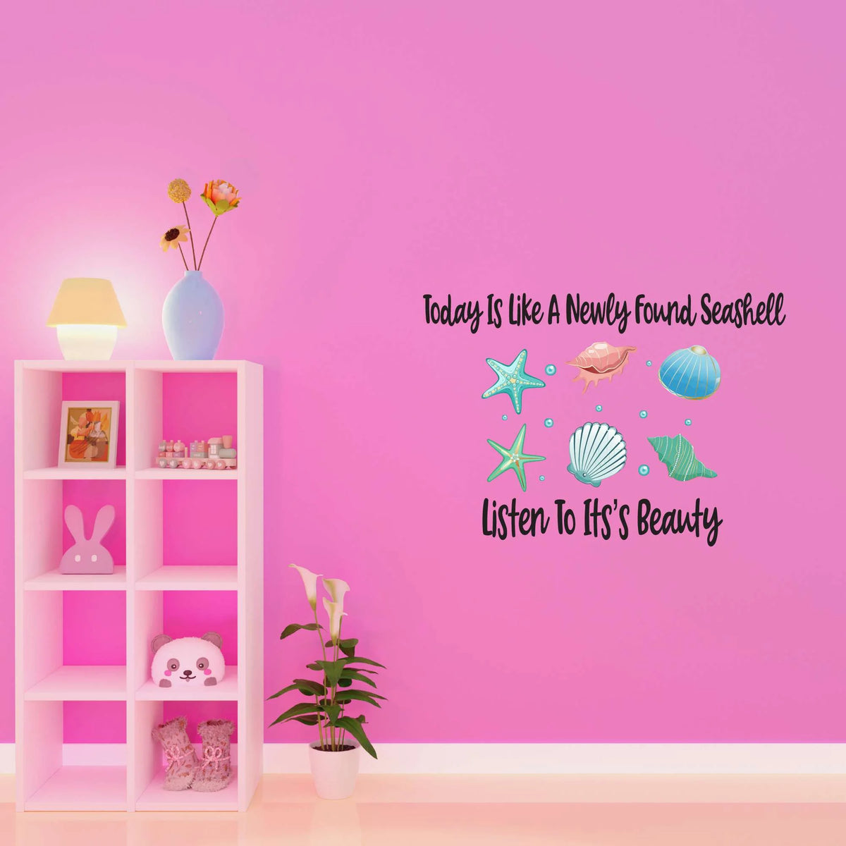 Beach Coast Wall Decal Sticker, 30 In X 21 In H153