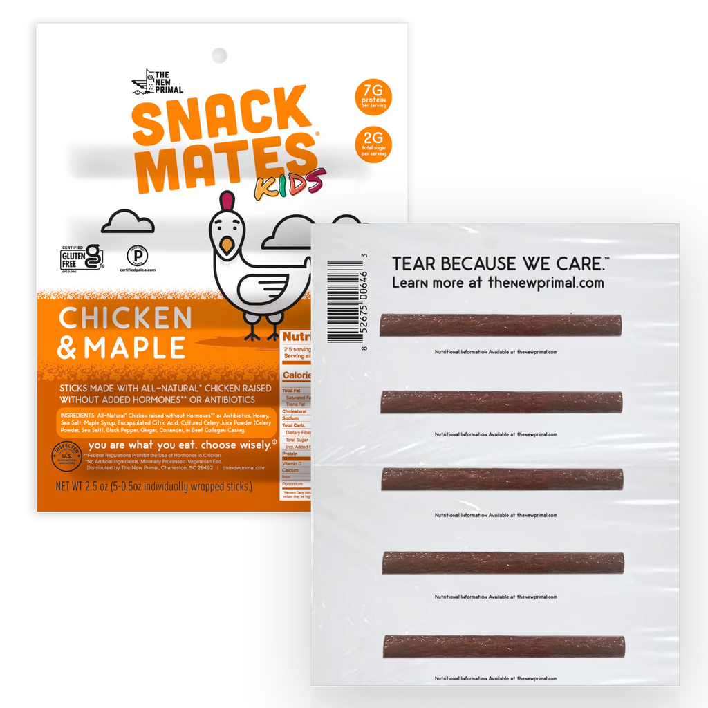 All-Natural Chicken Mini Meat Sticks 8 Packs 40 Mini-Sticks E693