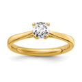 14K Yellow Gold Lab Grown Diamond Ring Size 7 X7775