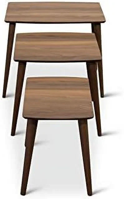 Wood Nesting Tables Set of 3 M2977