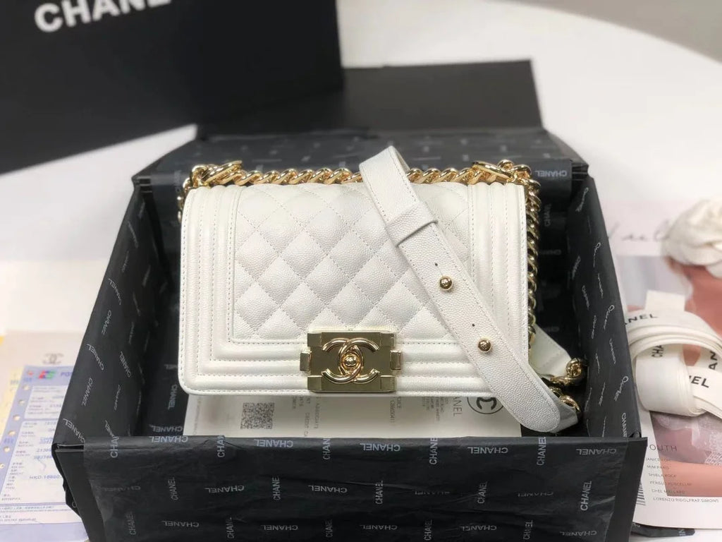 White Flapbag E5950