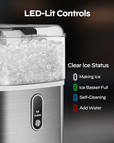 Countertop Nugget Ice Maker with Self-Cleaning G586