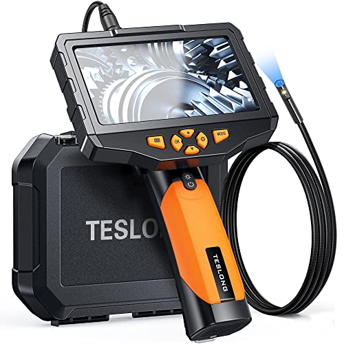 Dual Lens Borescope Camera with Light 1080P Waterproof Flexible Endoscope C203
