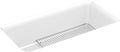 Matte White Kitchen Sink D645354