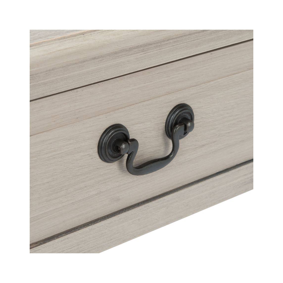 Greige 1 Drawer Accent Table U591