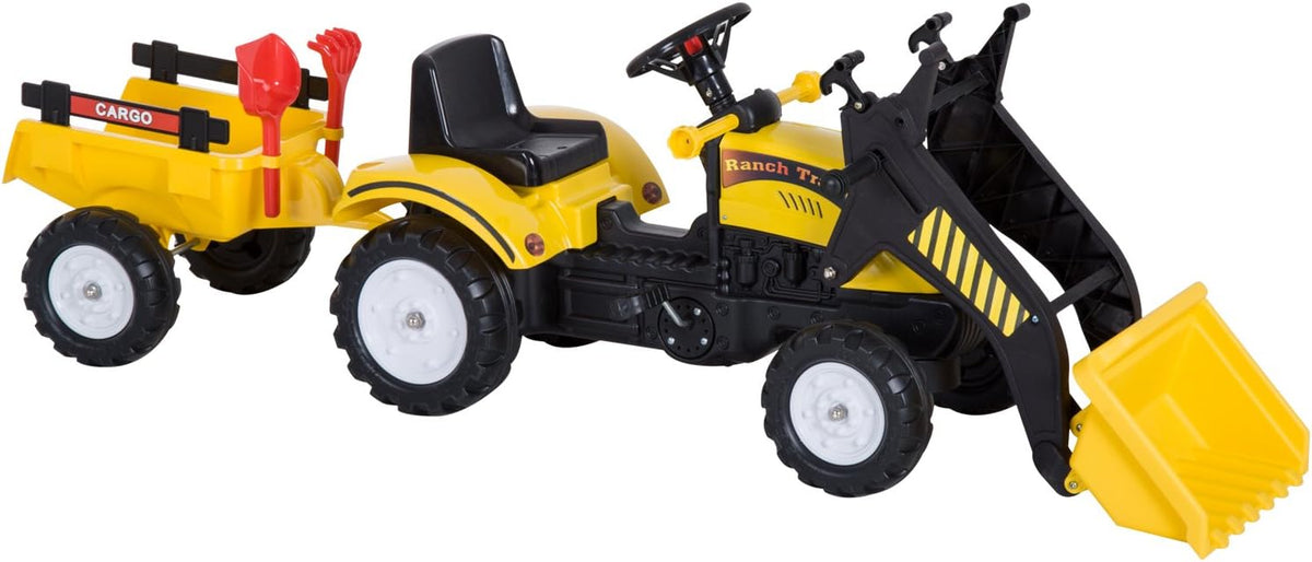 Ride-On Kids Bulldozer Toy with Dirt Bucket I433