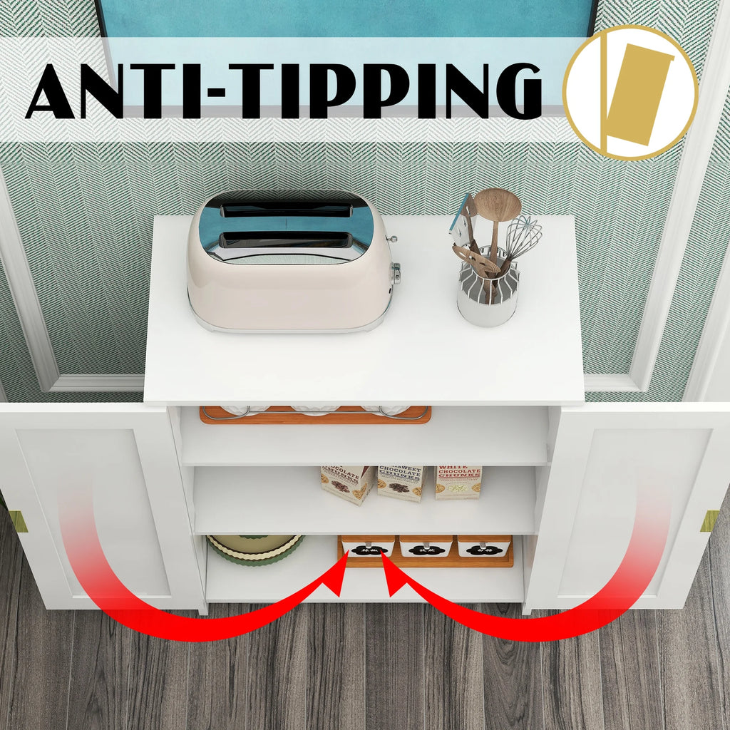 Bathroom Storage Cabinet with 2 Doors A866
