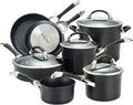 11 Piece Hard Anodized Non-Stick Cookware Set O336532
