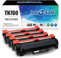 Compatible TN760 Toner Cartridge 4 Pack Black N520