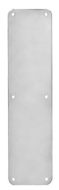 Polished Chrome Self-Adhesive Push Plate O249