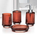 Bathroom Accessory Set Red Ochre T305804