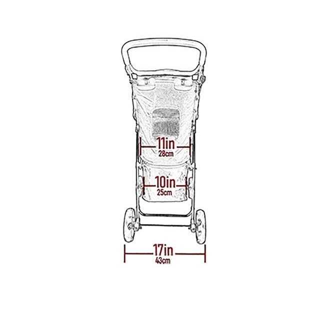 No-Zip Pet Stroller W611