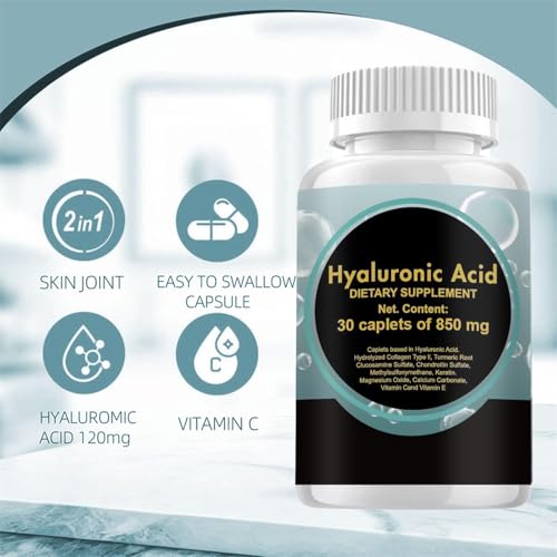 Hyaluronic Acid 850 mg 60 Caplets H13498
