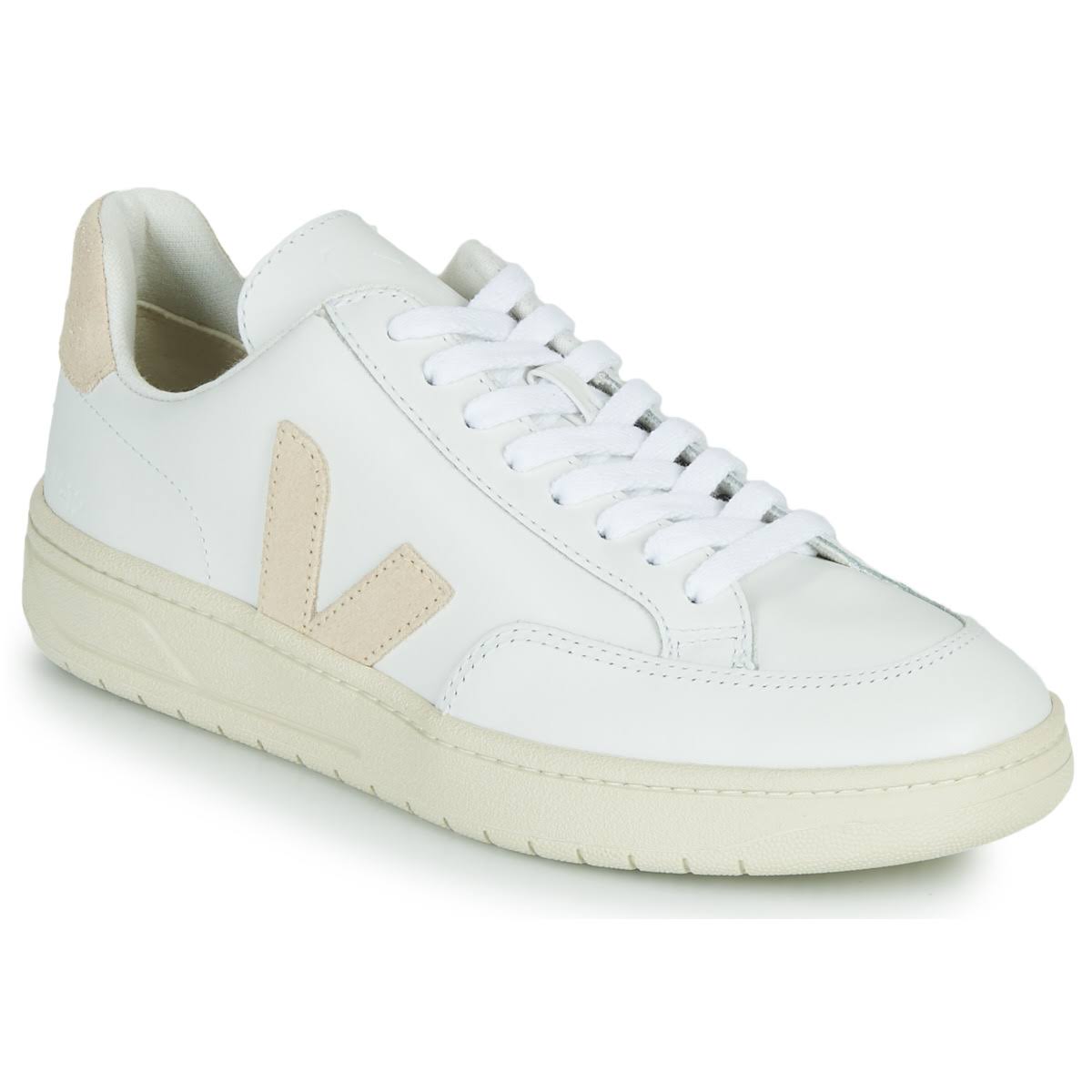 White Sable Leather Sneakers S276391
