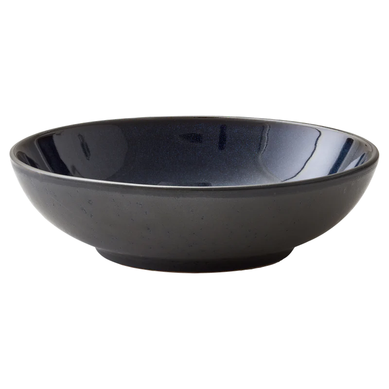 Black Dark Blue Pasta Bowl J77255