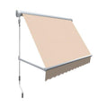 Linen Pinstripe Retractable Awning N9874