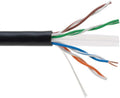 Cat6A 1000 Foot Solid Bare Copper 23AWG 4 Pair UTP Ethernet Cable White V5364