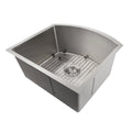 22 in. Undermount Single Bowl Stainless Steel Kitchen Sink with Bottom Grid F20399