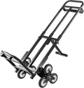 Stair Climbing Cart 420lbs Capacity Hand Truck with Adjustable Handle Q61751