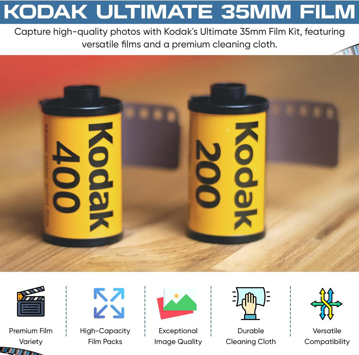 35mm Film 3 Pack & 35mm Film 3 Pack Bundle (6 Total Rolls) 36exp N272867