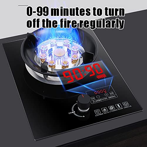 Black Tempered Glass Built-in Gas Cooker H47074