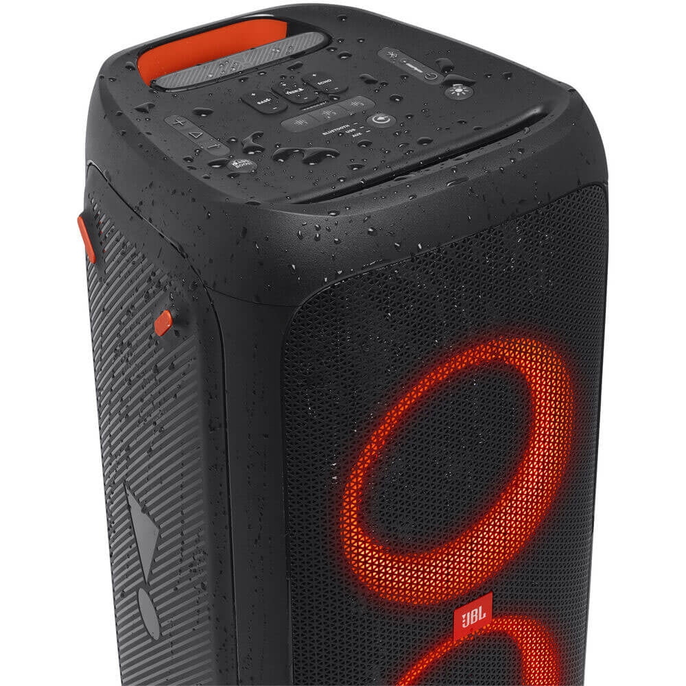 Black Portable Bluetooth Speaker with LED Lighting E70617