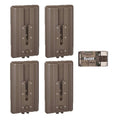 Battery Booster for Trail Cameras 4-Pack with USB Reader E452