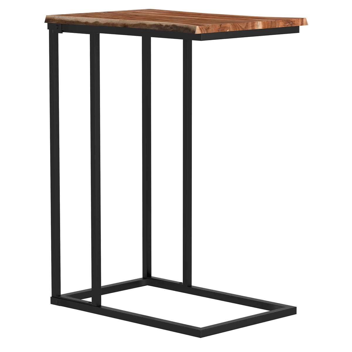 Natural Brown and Black Accent Table M35775