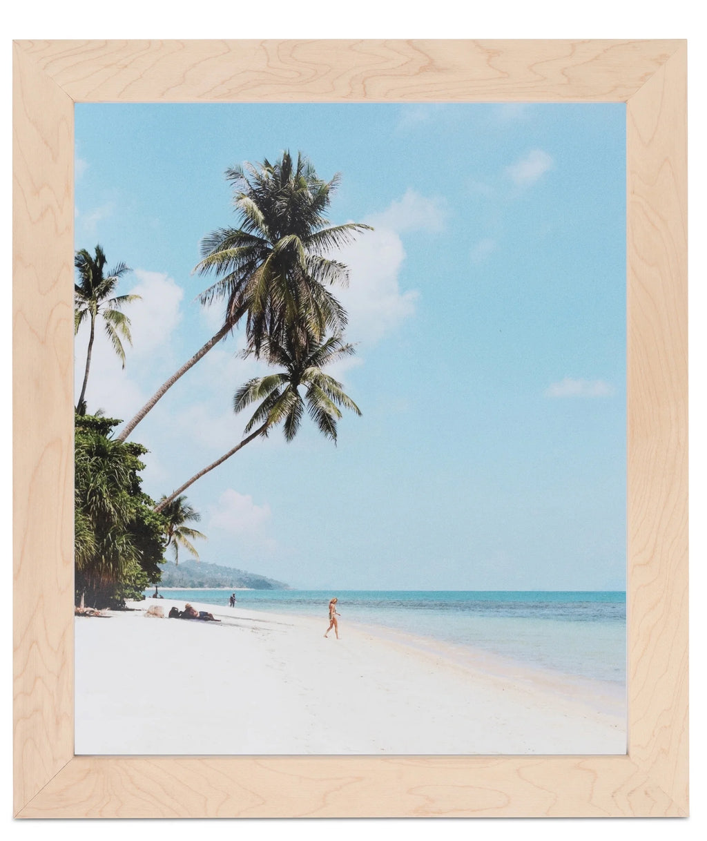 16x20 Inch Hard Maple Picture Frame with Plexi Glass Z2688