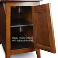Russet Mission Cabinet End Table F405517
