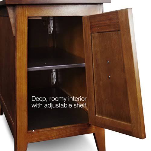 Russet Mission Cabinet End Table F405517
