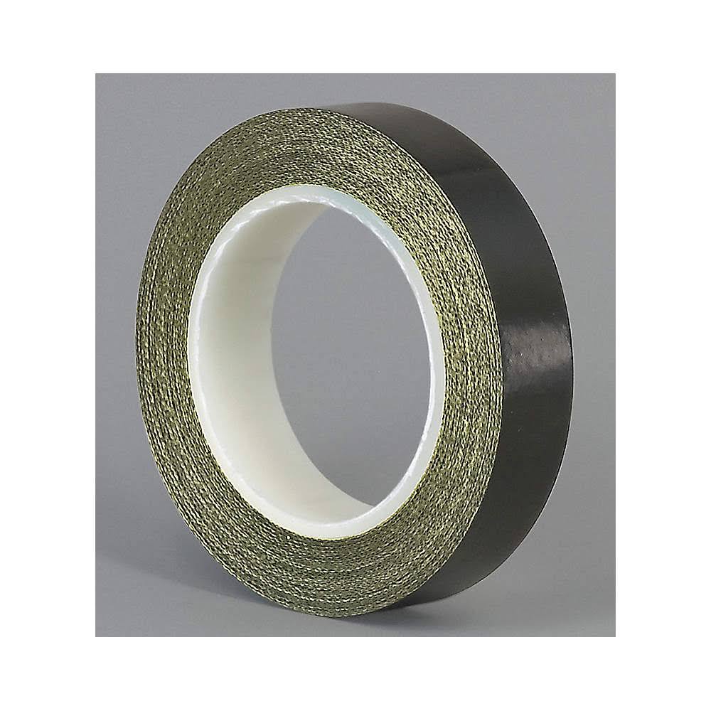 Antistatic Tape, 4 in x 18 yd, 8 mil, Black K7111