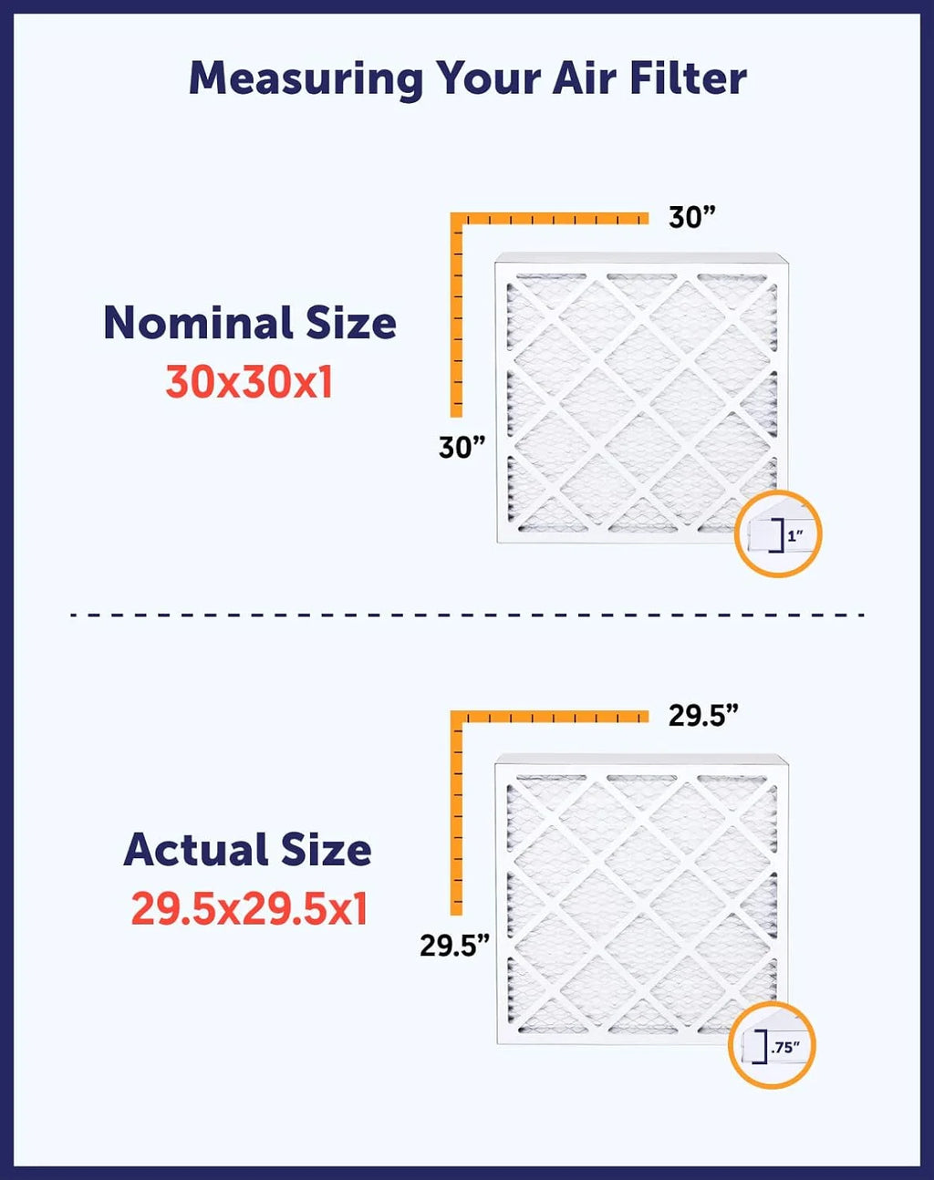 21x66x1 MERV 8 Pleated HVAC Air Filter 4-PACK J5071