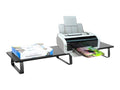 Black Dual Monitor Desk Stand Riser F386833