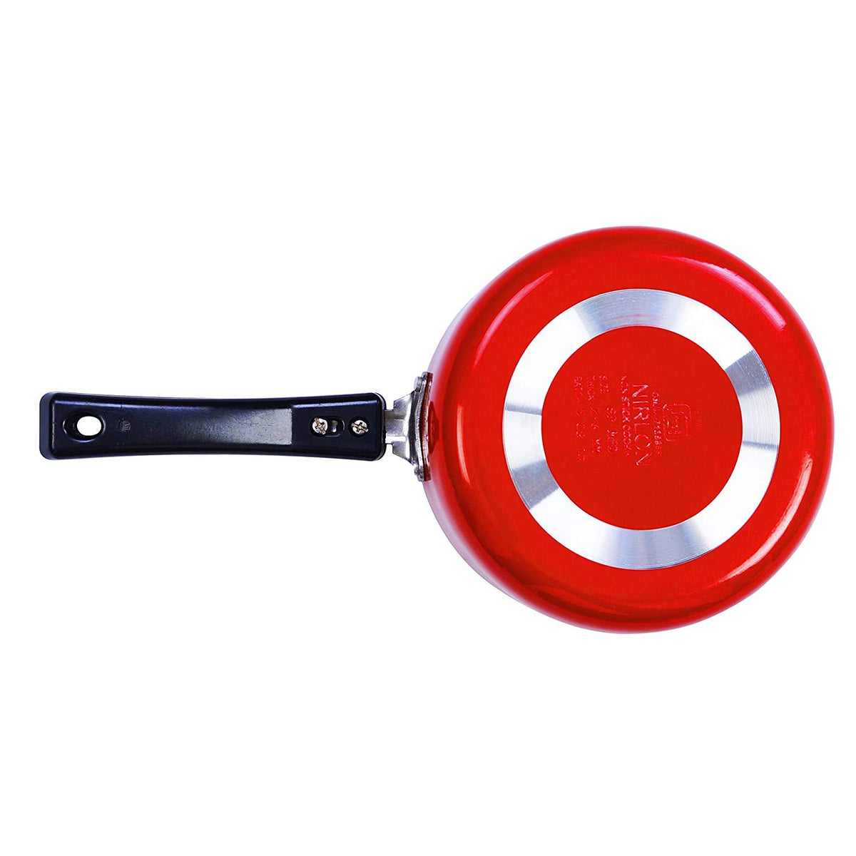 Red Non Stick Aluminium Sauce Pan, 1.8 Litre E890961