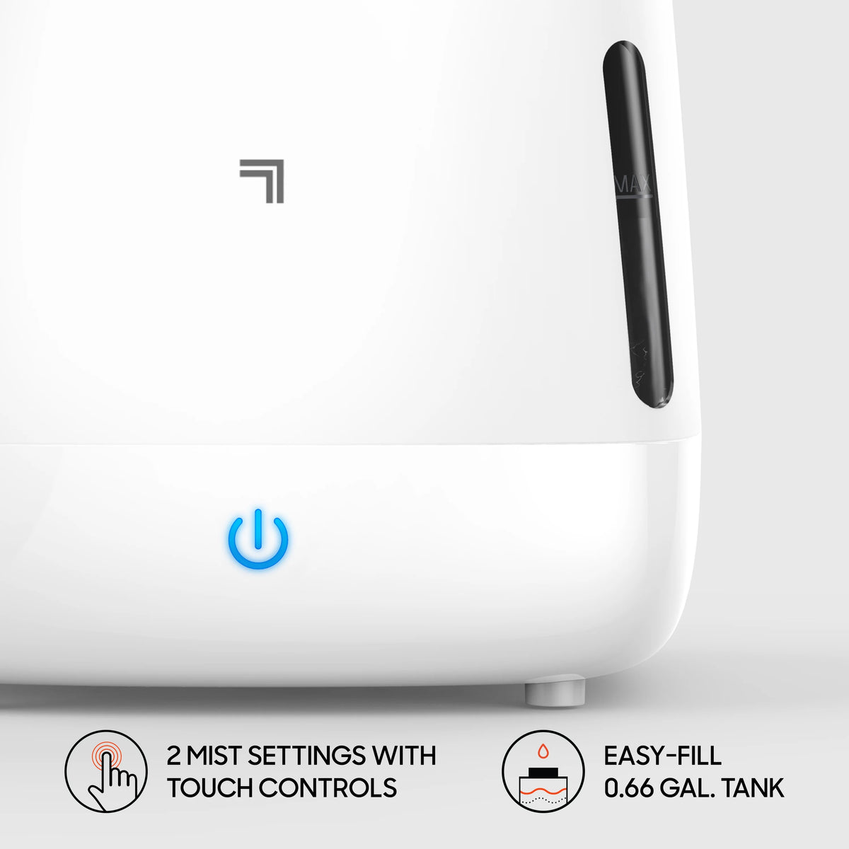 White Ultrasonic Humidifier F9415