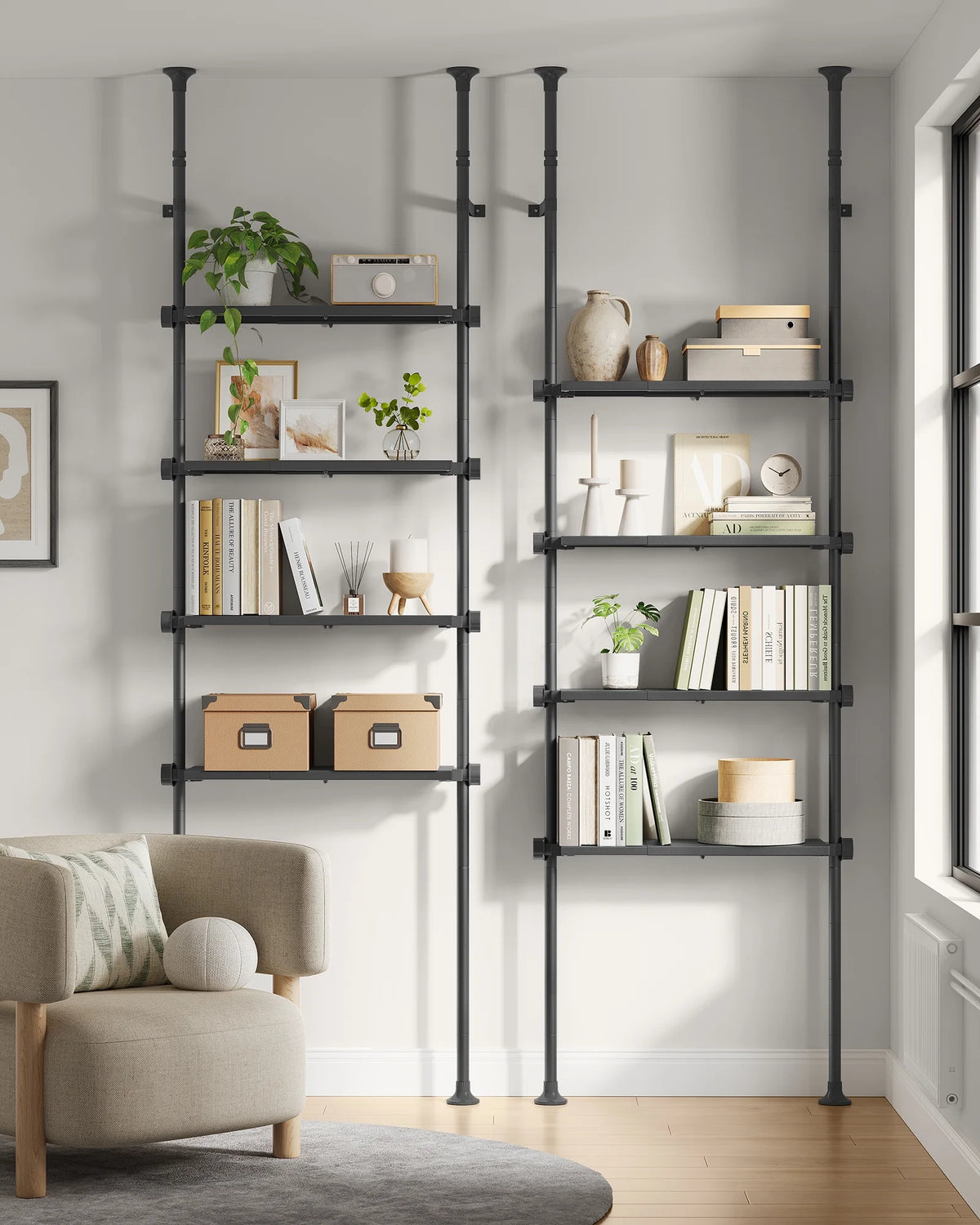 4-Tier Over The Toilet Storage Shelf P6575