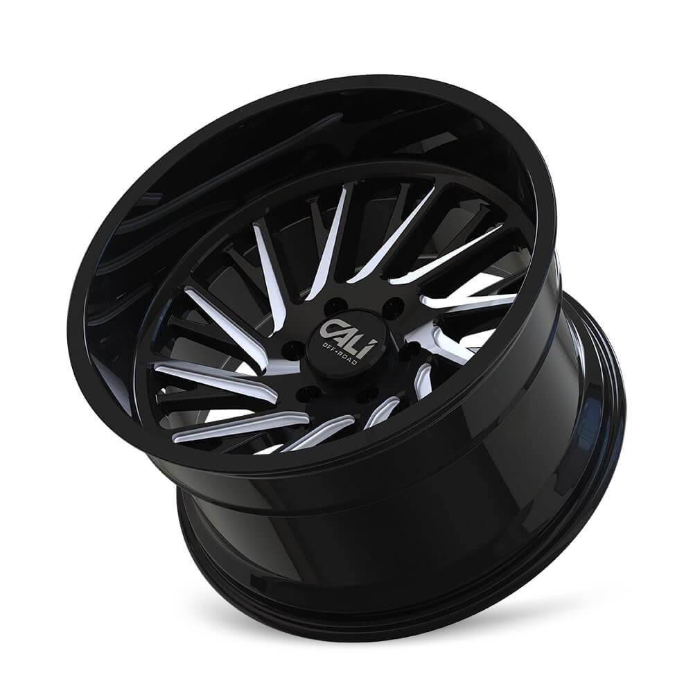 20x12 8x170 Black Milled Wheel R86441