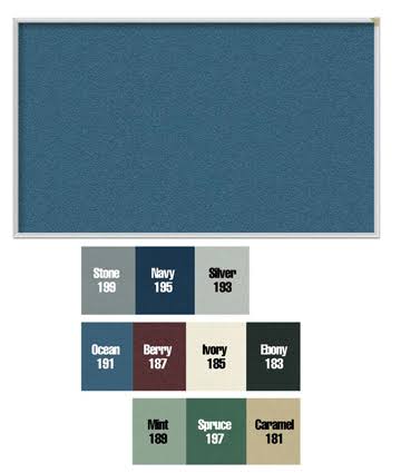 Caramel Vinyl Tackboard P53956